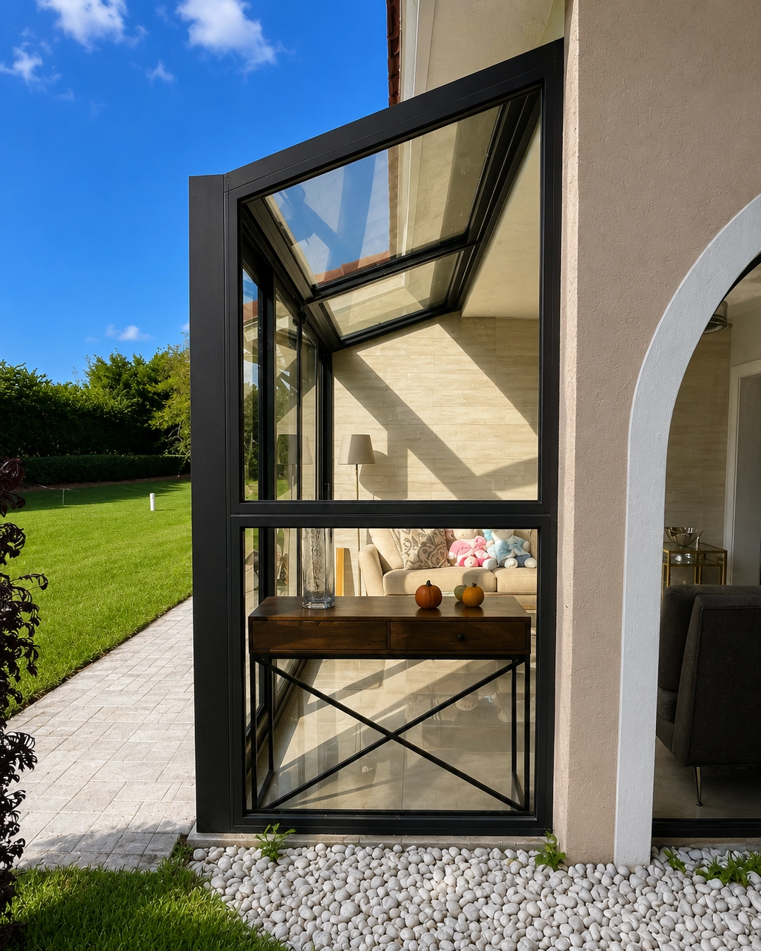 Premium impact windows and doors installed at a luxury home in Golden Beach