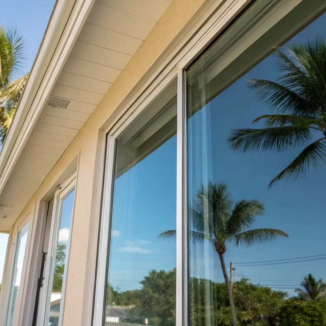 Modern property featuring impact-rated horizontal roller windows
